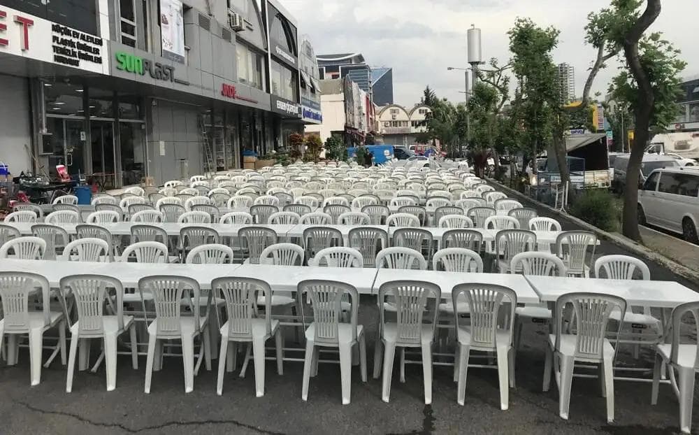 Plastik Masa Sandalye Kiralama Nilay Organiazsyon